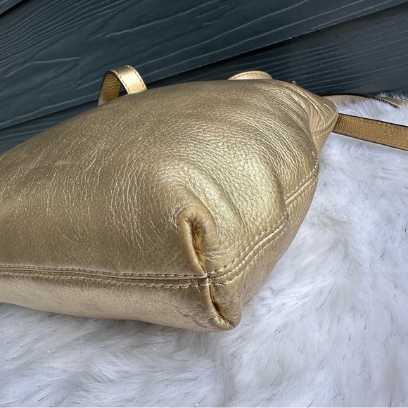 Michael Kors Gold Selma convertible Women's Satchel Bag - Picture 6 of 10